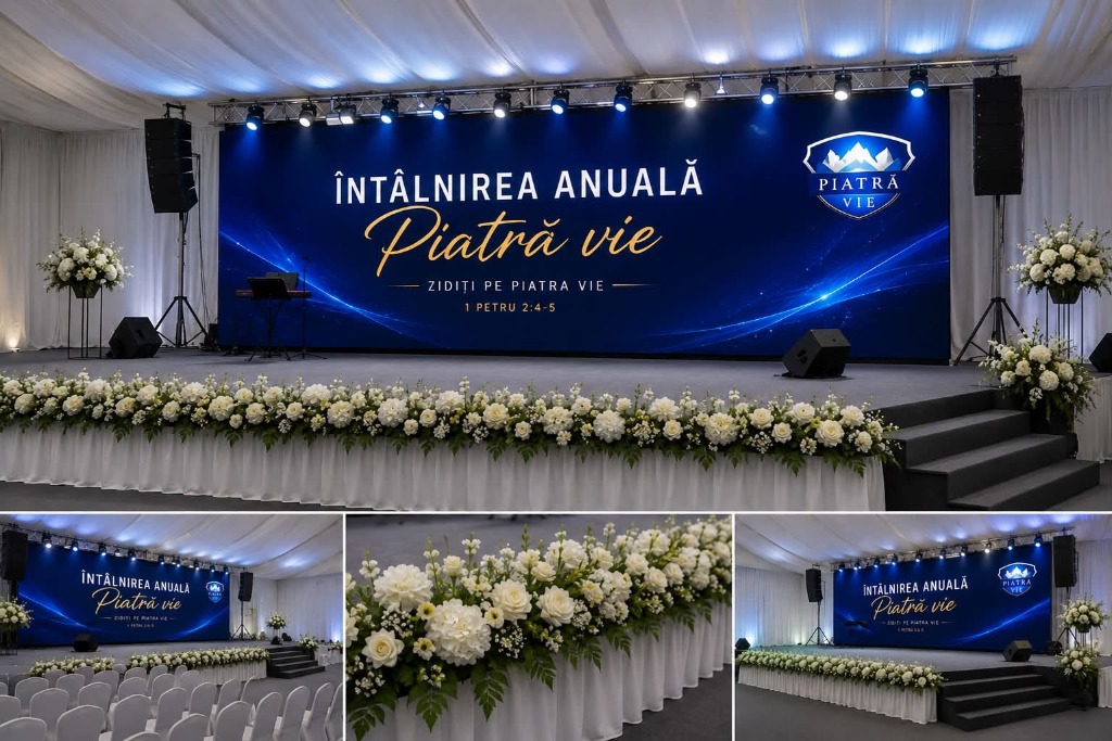Previzualizare Amenajare Scenă și Cort Piatră Vie Șiria 2026